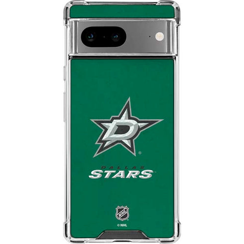 NHL Dallas Stars Distressed Google Pixel 8a Clear Case